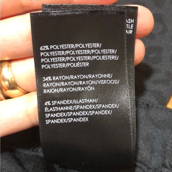 Liverpool NWT Madonna Black Charcoal Cheetah Print Leggings 0/25 - Picture 12 of 15